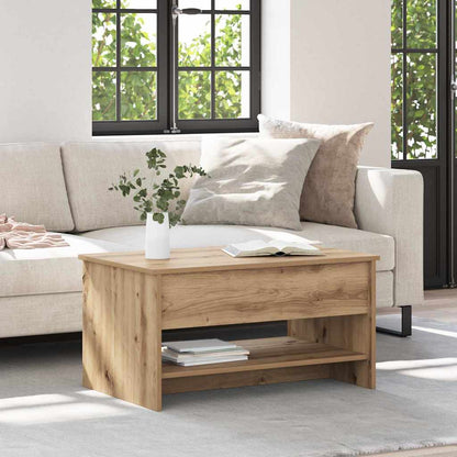 Coffee Table Artisan oak 80 x 50.5 x 41.5 cm Engineered wood