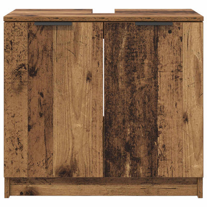 Bathroom Cabinet Old Wood 64.5 x 33.5 x 59 cm Engineered Wood