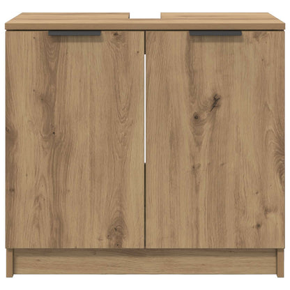 Bathroom Cabinet with Storage Artisan Oak 64.5 x 33.5 x 59 cm