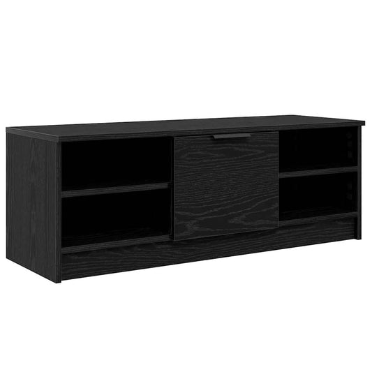 TV Cabinet 102 x 35 x 36.5 cm Black Oak Engineered Wood