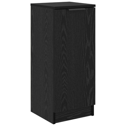 Sideboard Black Oak 30 x 30 x 70 cm Engineered Wood