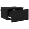 Bedside Cabinet 2 pcs Black oak 34 x 30 x 20 cm Engineered wood