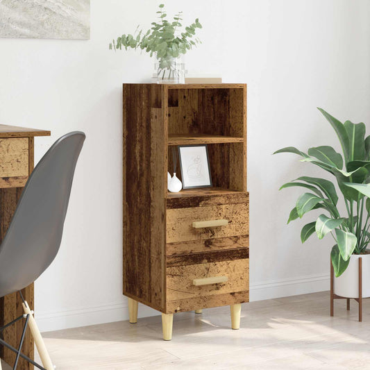 Sideboard Old wood 34 x 34.5 x 90 cm Engineered Wood
