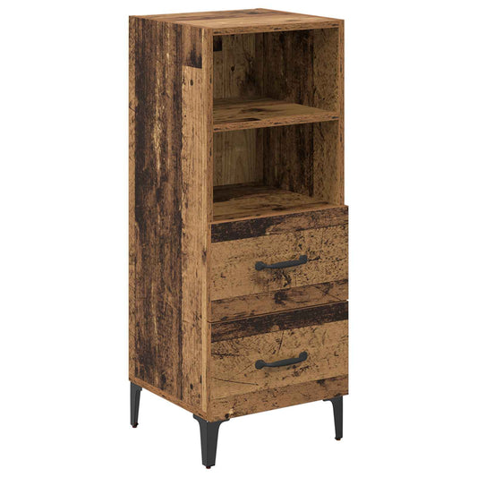 Sideboard Old wood 34 x 34.5 x 90 cm Engineered Wood