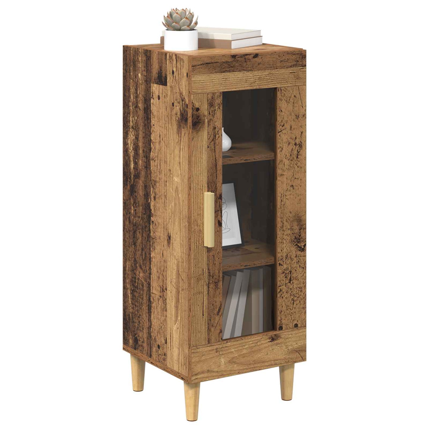 Sideboard Old Wood 34.5 x 32.5 x 90 cm Engineered Wood