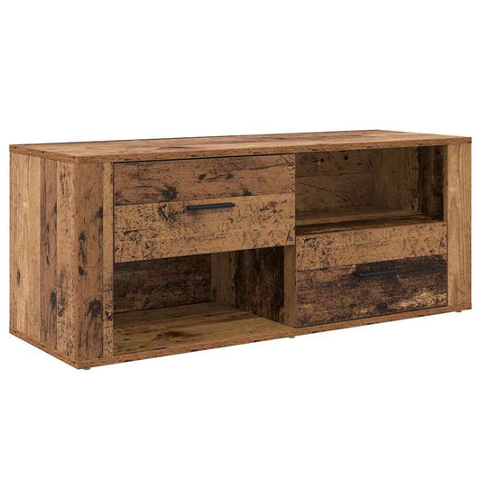 TV Cabinet 100 x 35 x 40 cm Old Wood Engineered Wood