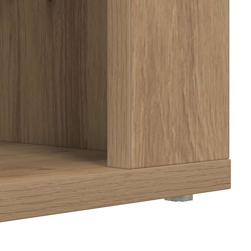Shoe Rack 75 x 35 x 45 cm Engineered wood Artisan oak