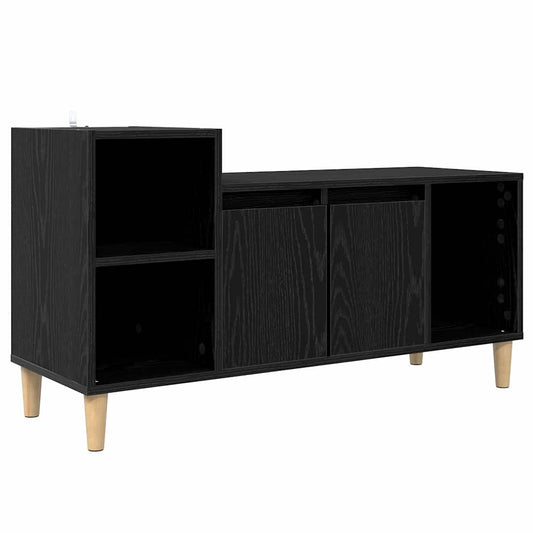 TV Cabinet 100 x 35 x 55 cm Black Oak Engineered Wood