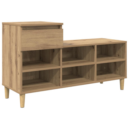 Shoe Cabinet 102 x 36 x 60 cm Engineered Wood Artisan Oak