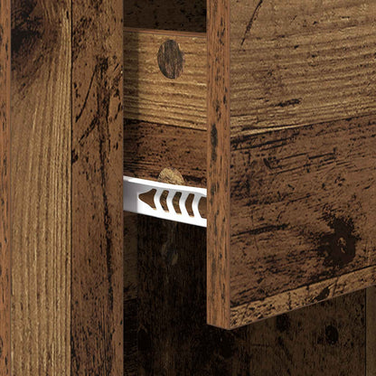 Bedside Cabinet Old Wood 35 x 50 x 60 cm Engineered Wood