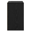 Bedside Cabinet Black oak 50 x 36 x 60 cm Engineered wood