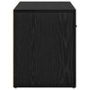 Bedside Cabinet Black oak 60 x 36 x 45 cm Engineered wood