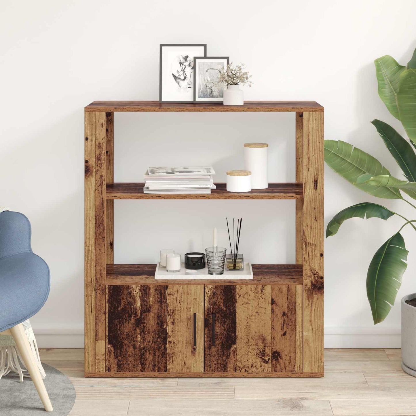 Sideboard Old wood 30 x 80 x 90 cm Engineered wood