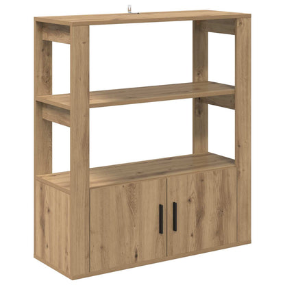 Sideboard Artisan oak 30 x 80 x 90 cm Engineered wood
