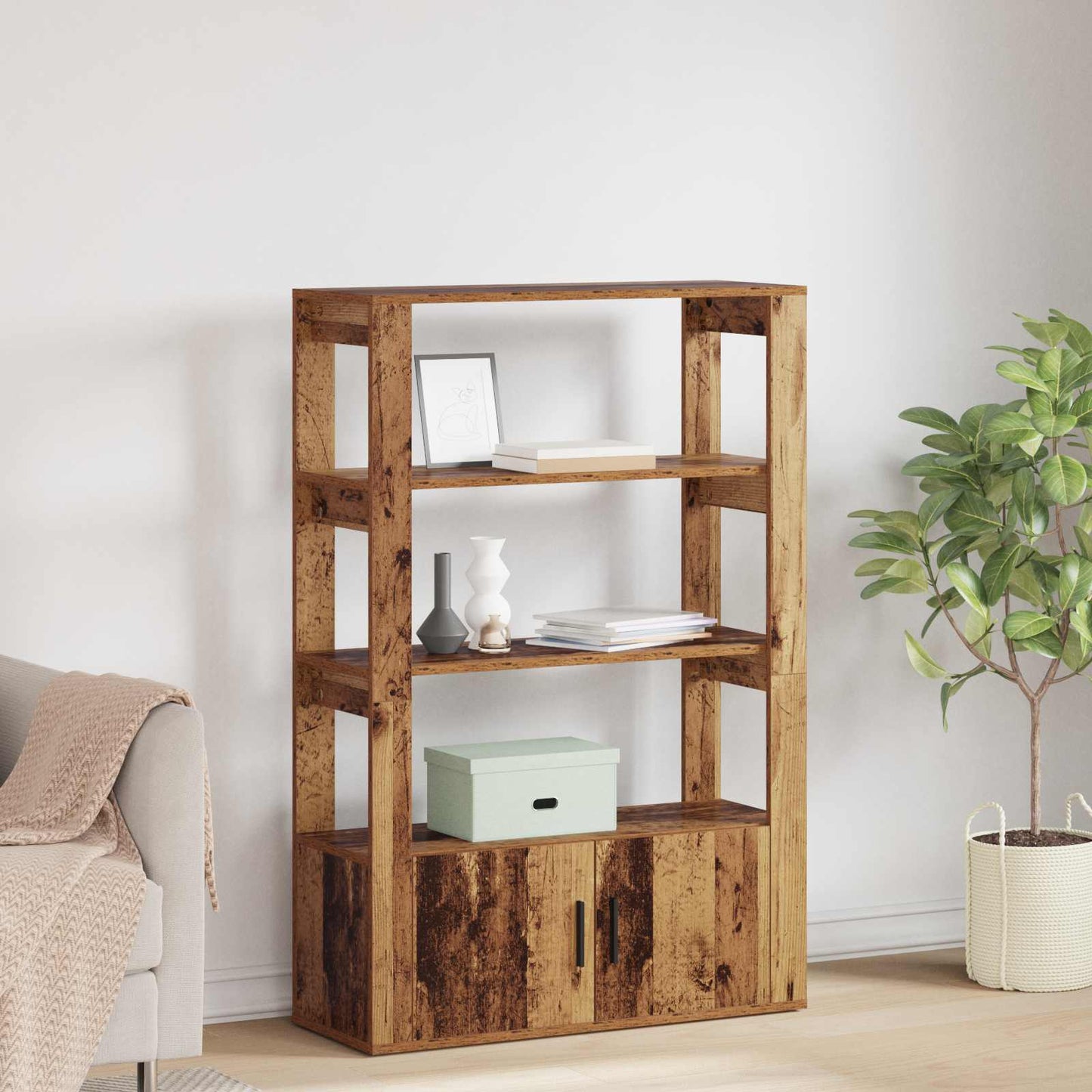 Sideboard Old wood 30 x 80 x 119.5 cm Engineered wood