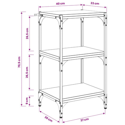 Book Cabinet Old wood 40 x 33 x 70.5 cm Engineered wood