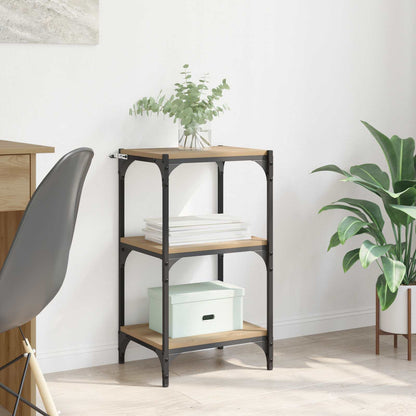 Book Cabinet 3-Tier 40 x 33 x 70.5 cm Engineered wood