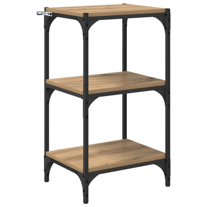 Book Cabinet 3-Tier 40 x 33 x 70.5 cm Engineered wood
