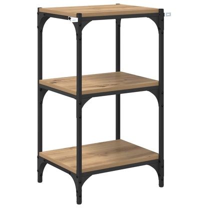 Book Cabinet 3-Tier 40 x 33 x 70.5 cm Engineered wood