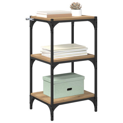 Book Cabinet 3-Tier 40 x 33 x 70.5 cm Engineered wood