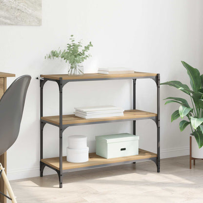 Book Cabinet 3-Tier 80 x 33 x 70.5 cm Engineered wood
