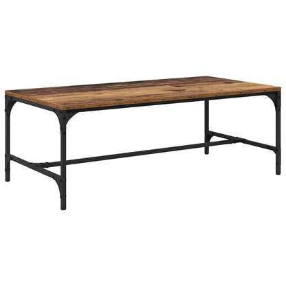 Coffee Table Old Wood 100 x 50 x 35 cm Engineered Wood
