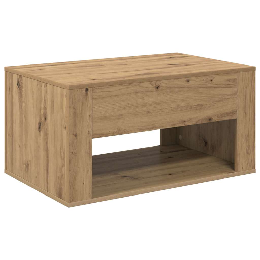 Coffee Table Artisan Oak 80 x 50 x 40 cm Engineered Wood