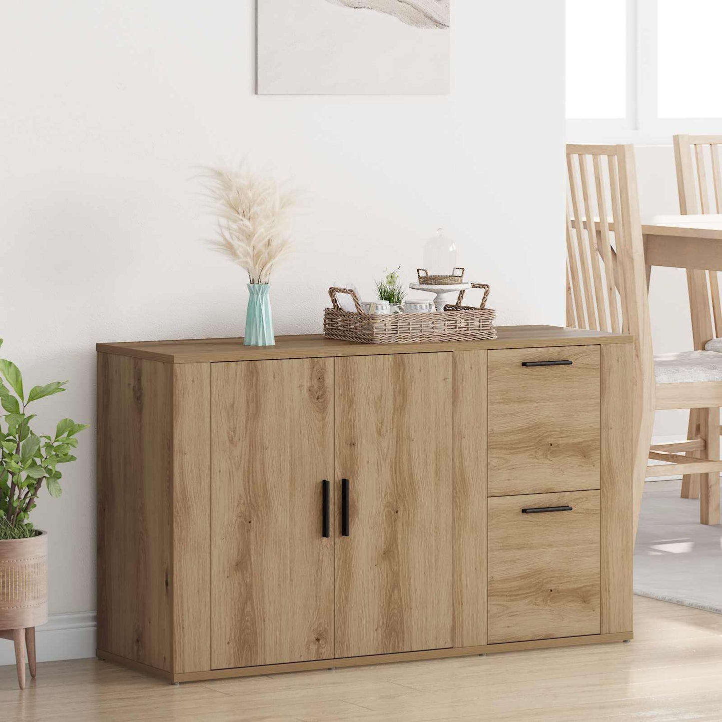 Sideboard Artisan Oak 100 x 33 x 59.5 cm Engineered Wood
