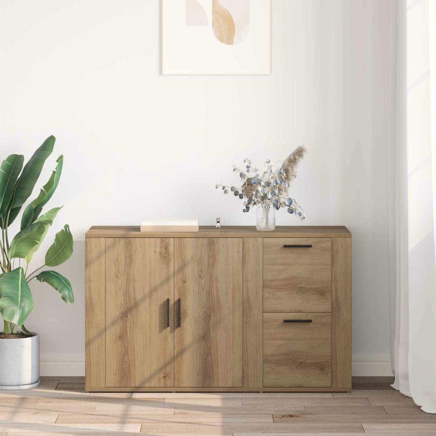 Sideboard Artisan Oak 100 x 33 x 59.5 cm Engineered Wood