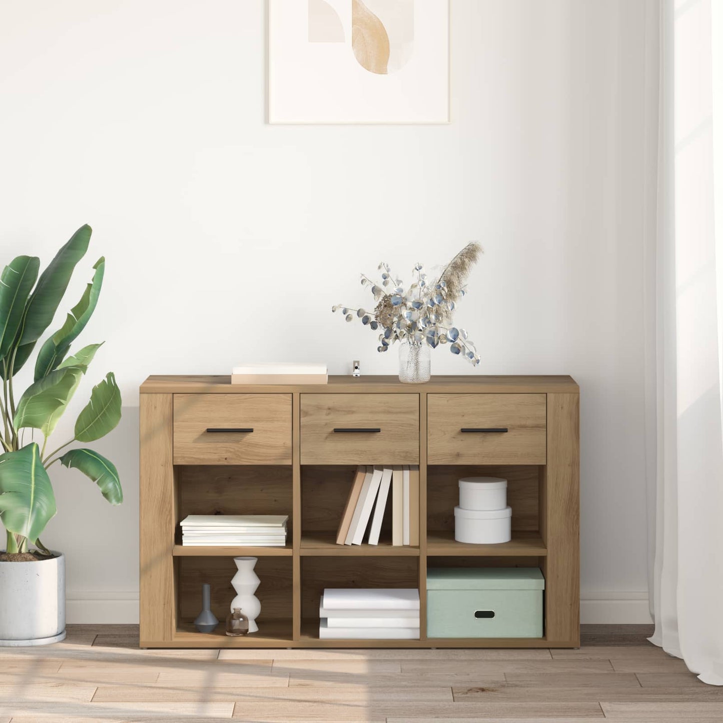 Sideboard Artisan Oak 100 x 30 x 59.5 cm Engineered Wood