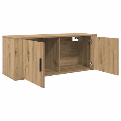 Wall Mounted TV Cabinet 100 x 34.5 x 40 cm Artisan Oak