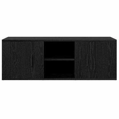 TV Cabinet Black Oak 100 x 31.5 x 35 cm Engineered Wood