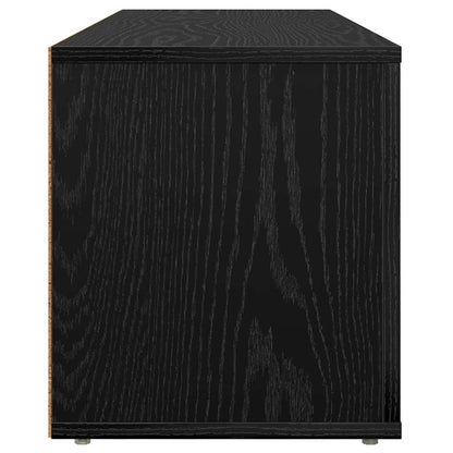 TV Cabinet Black Oak 100 x 31.5 x 35 cm Engineered Wood