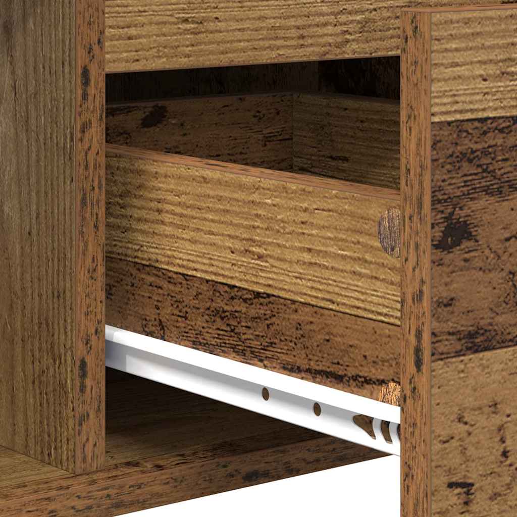 Coffee Table Old Wood 90 x 50 x 26.5 cm Engineered Wood