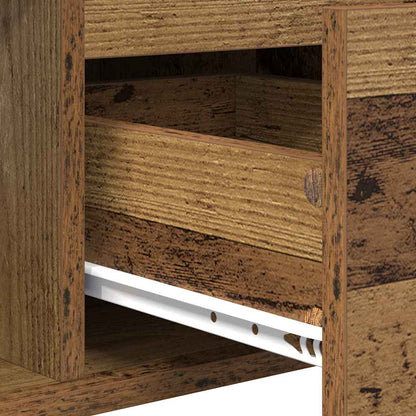 Coffee Table Old Wood 90 x 50 x 26.5 cm Engineered Wood