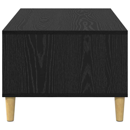 Coffee Table Black Oak 90 x 50 x 26.5 cm Engineered Wood