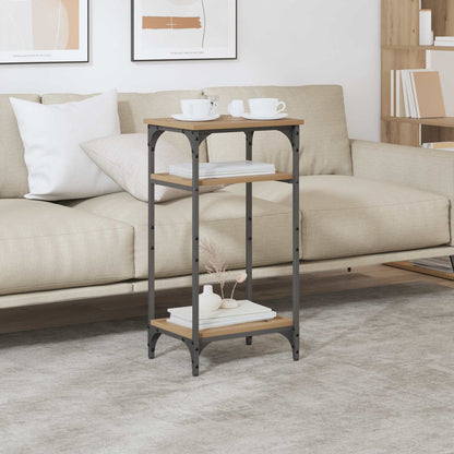 Side Table Artisan Oak 40 x 30 x 75 cm Engineered Wood