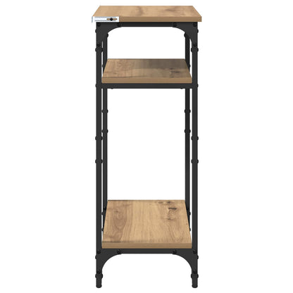 Side Table Artisan Oak 40 x 30 x 75 cm Engineered Wood