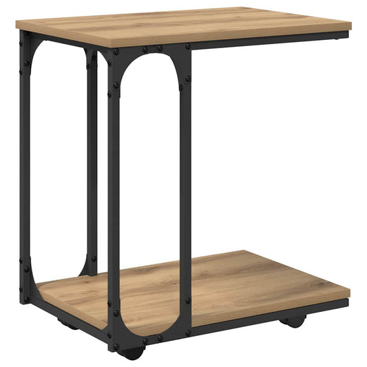 Side Table Artisan Oak 50 x 35 x 55.5 cm Engineered Wood