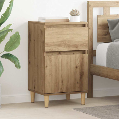 Bedside Cabinet with Drawer 2 pcs Artisan Oak 40 x 35 x 70 cm