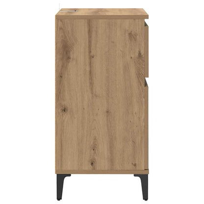 Bedside Cabinet with Drawer 2 pcs Artisan Oak 40 x 35 x 70 cm
