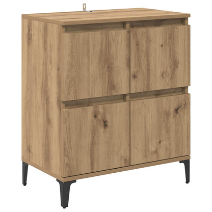Sideboard Artisan Oak 60 x 35 x 70 cm Engineered Wood and Iron