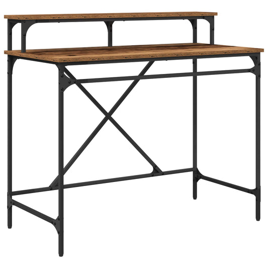 Desk Old Wood 100 x 50 x 90 cm Engineered Wood