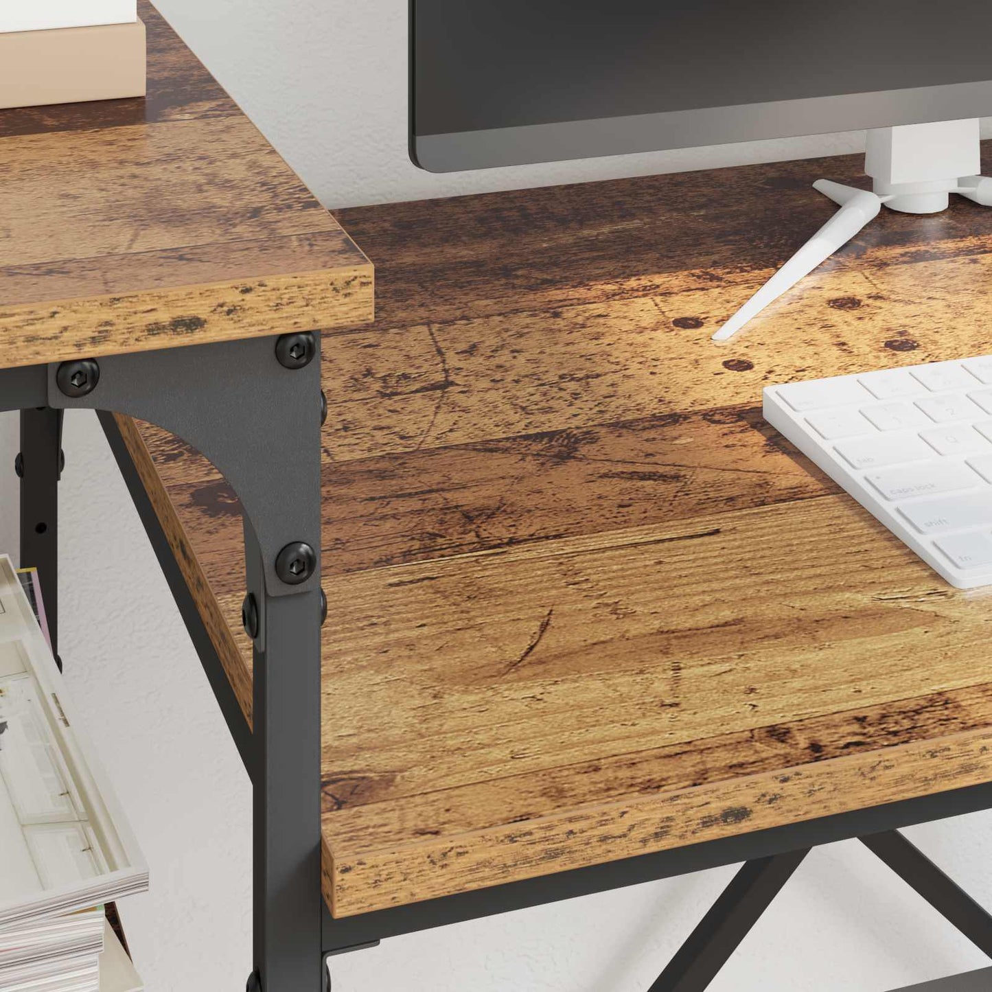Desk Old Wood 105 x 50 x 90 cm Engineered Wood
