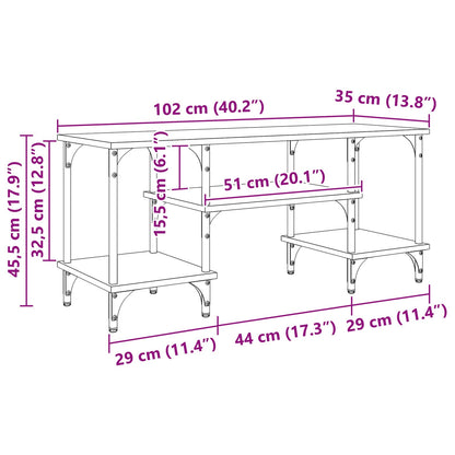 TV Cabinet 102 x 35 x 45.5 cm Artisan Oak
