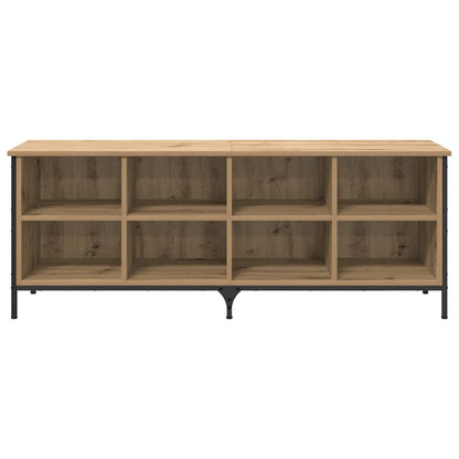 Shoe Cabinet 131 x 35 x 50 cm Engineered Wood and Iron