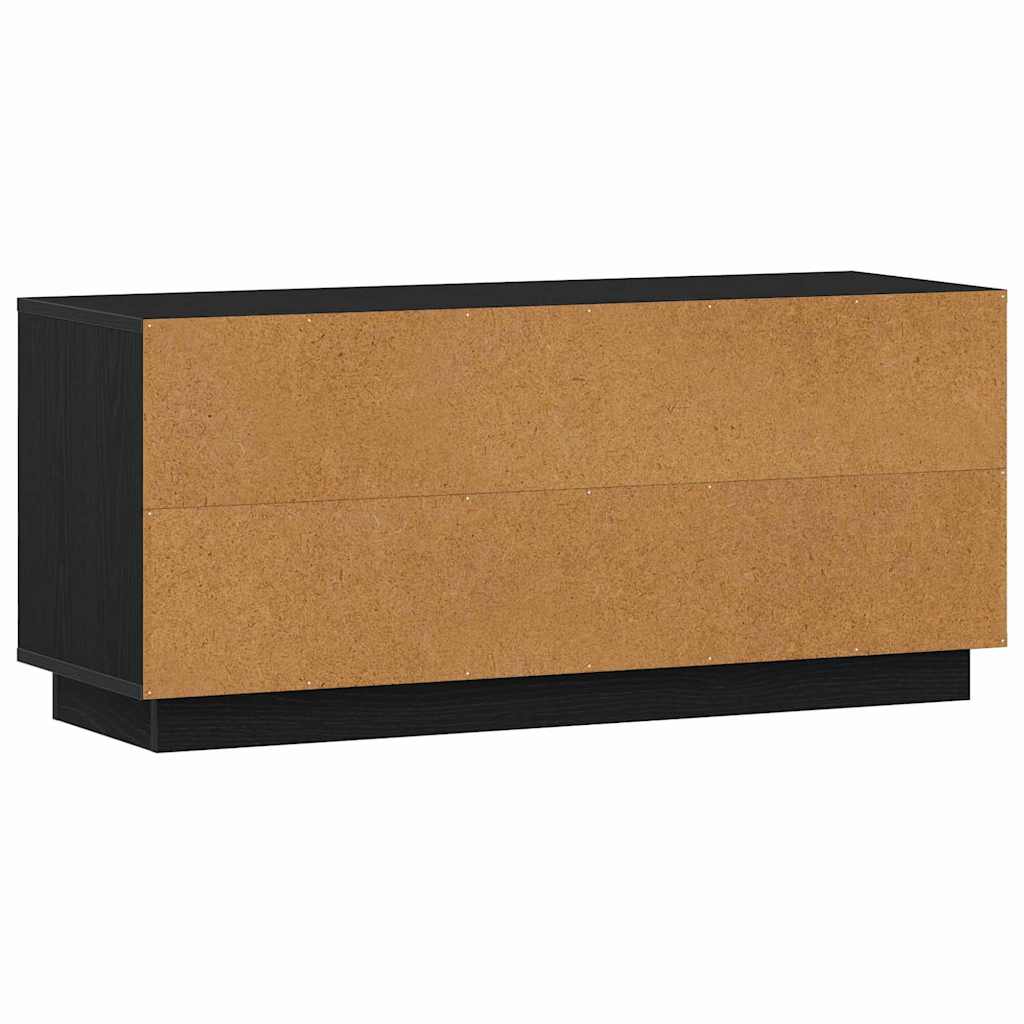 TV Cabinet Black Oak 102 x 35 x 45 cm Engineered Wood
