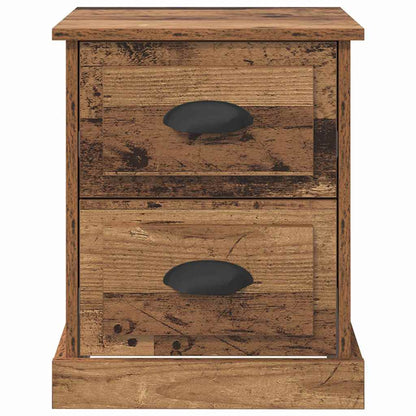 Bedside Cabinet 2 pcs Old Wood 39 x 39 x 47.5 cm