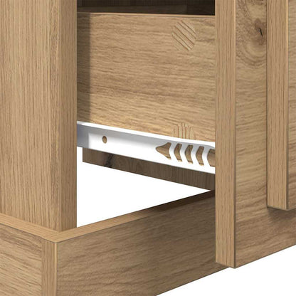 Bedside Cabinet 2 pcs Artisan Oak 39 x 39 x 47.5 cm