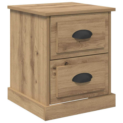 Bedside Cabinet 2 pcs Artisan Oak 39 x 39 x 47.5 cm